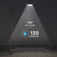 LED Street lamp 50 Watt 6400K 6000lm IP65 Samsung 5 year warranty