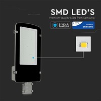 LED Street lamp 50 Watt 6400K 6000lm IP65 Samsung 5 year warranty