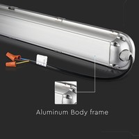 IP65 LED waterproof lamp 150 cm 70W 8400lm 6000K Day white and 5 Year warranty