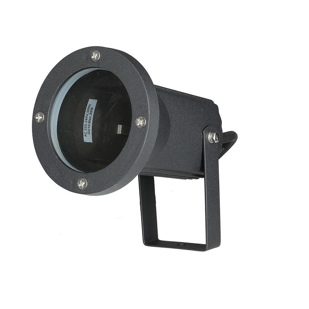 LED Prikspot - GU10 fitting - Kantelbaar - IP44 Vochtbestendig - Aluminium - Tuinspot - Geschikt voor in de tuin - Zwart - 3 jaar garantie - Tuin spot