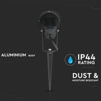Prikspot aluminium zwart geschikt voor GU10 spots IP44 vochtbestendig 3 jaar garantie