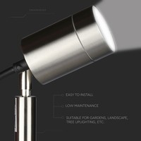 Nancy Gardenspike stainless steel suitable for GU10 spots IP44 moisture resistant 3 year warranty