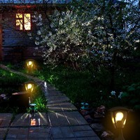 LED Tuinlantaarn staand LED Aluminium Vierkant IP44 E27