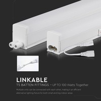 T5 LED Batten 30 cm Koppelbaar 4000K 4 Watt 5 jaar garantie Samsung