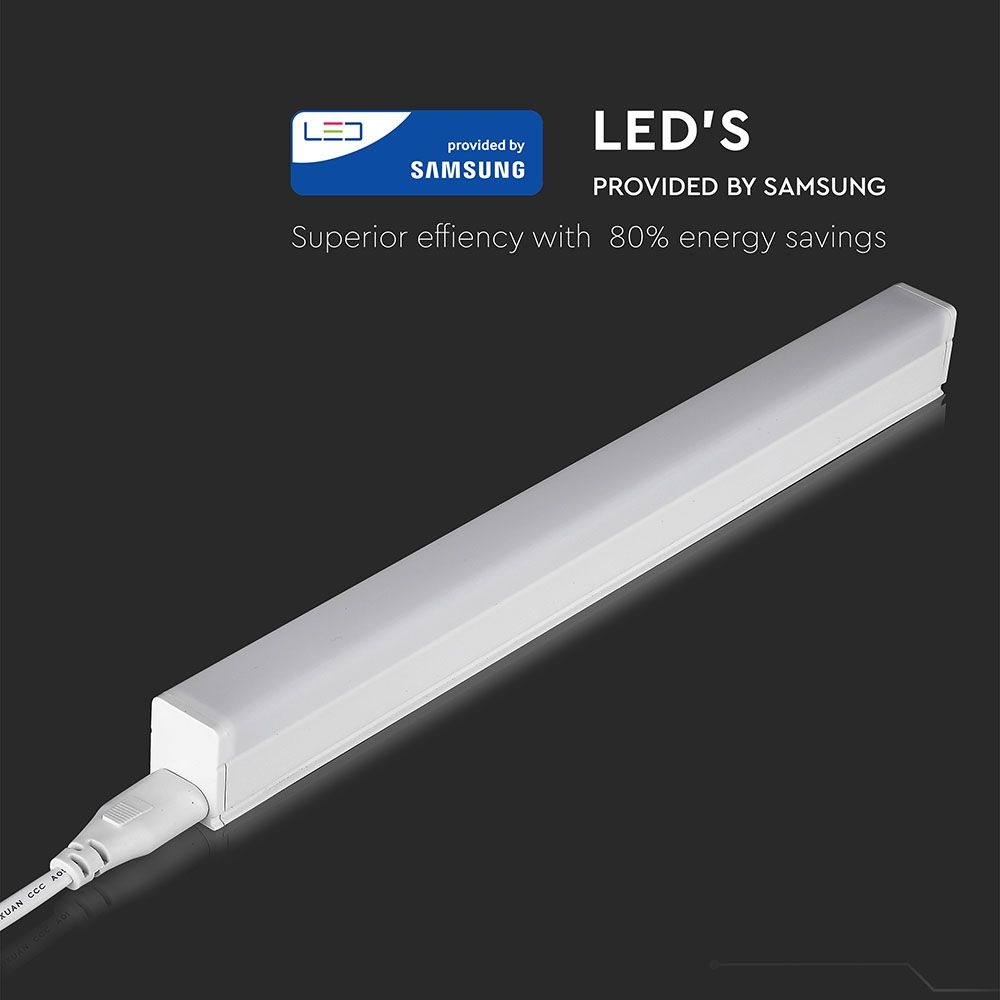 V-TAC T5 LED fixture 120 cm 6400K 16 Watt Linkable 5 year warranty Samsung
