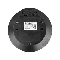 PIR motion sensor with twilight switch 360° range 6m Maximum 1000 Watt IP20 surface mounted color black