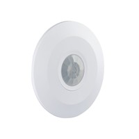 PIR Bewegungsmelder mit Dämmerungsschalter 360° Reichweite 6m Maximal 1000 Watt IP20 Aufputz Farbe weiß