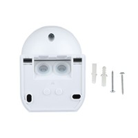 PIR motion sensor with twilight switch 180° range 12 meter Maximum 400 Watt surface mounted color white IP44
