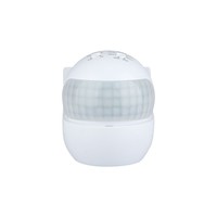 PIR motion sensor with twilight switch 180° range 12 meter Maximum 400 Watt surface mounted color white IP44