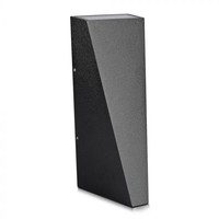 LED Wandleuchte 6 Watt 3000K doppelseitig leuchtend IP65 schwarz