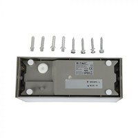 LED wall lamp 12 Watt Grey 3000K Double-sided illuminated IP65