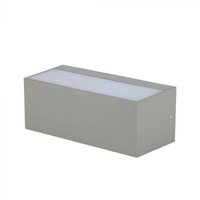 LED wall lamp 12 Watt Grey 3000K Double-sided illuminated IP65