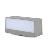 LED Wandleuchte 12 Watt Grau 3000K Doppelseitig leuchtend IP65