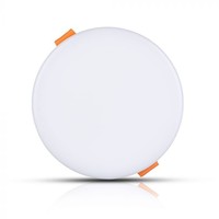 MINI LED Paneel Downlight wit 18 Watt 6400K rond IP20
