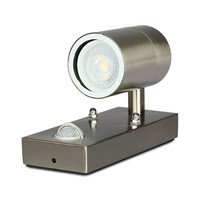 Buitenlamp in RVS met bewegingsmelder en schemerschakelaar 3 jaar garantie