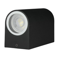 Tweezijdig oplichtende buitenlamp wand voor GU10 spots IP44 vochtbestendig 3 jaar garantie