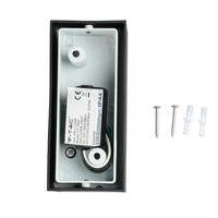 Tweezijdig oplichtende buitenlamp wand voor GU10 spots IP44 vochtbestendig 3 jaar garantie