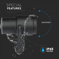 LED Prikspot 12 Watt 720lm 3000K 30° Stralingshoek IP65 waterdicht