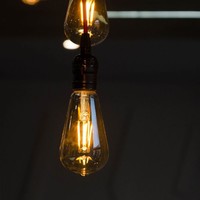 LED Glühbirne ST64 mit E27 Fassung 6 Watt 500lm Super Warmweiß 2200K