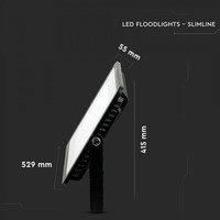 LED Floodlight 300 Watt 4000K IP65 Samsung Replaces 2500 Watt warranty 5 year