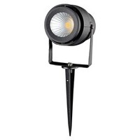 Satz mit 3 LED Aluminium Erdspießstrahler 12 Watt 4000K IP65 schwarz