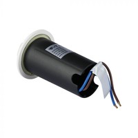 Grondspot Rond Wit 1 Watt 3000K IP67 12V - 4 Lichts