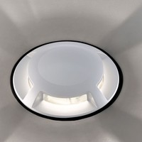 Set van 6 grondspots rond wit 3000K 1 Watt IP67 12V - 4 Lichts