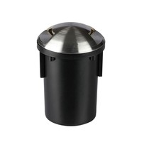 Set van 9 grondspots RVS 12V rond MR16 3000K IP67 waterdicht - 2 Lichts