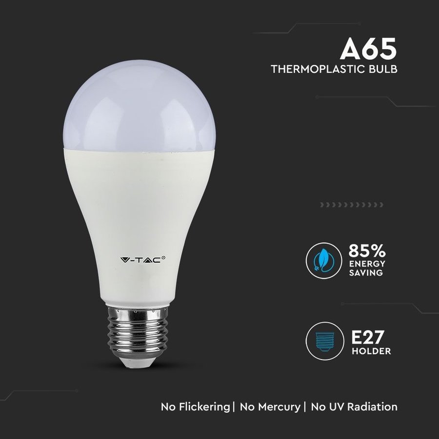 E27 LED Lamp 8,5 Watt 4000K A60 Samsung Vervangt 75 Watt INTOLED