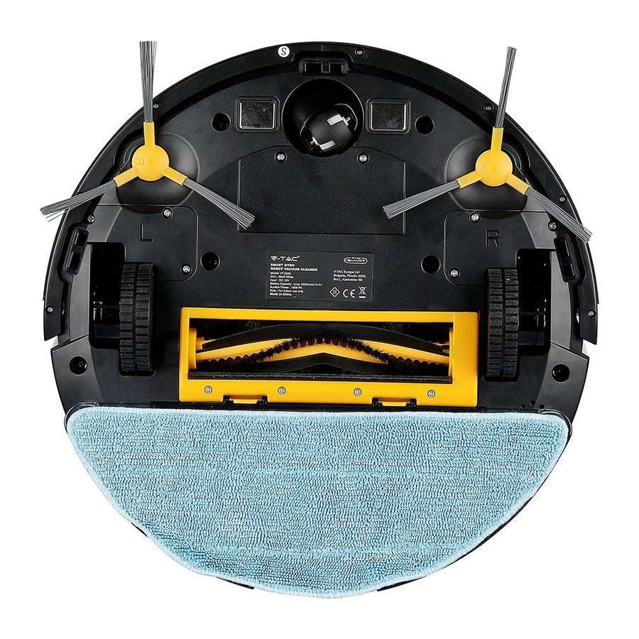 Smart Robot vacuum cleaner self charging with charging station white