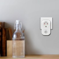 Intelligenter Stecker mit Zeitschalter mit Amazon Alexa & Google home Weiß