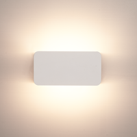 Toledo kantelbare LED wandlamp - 3000K warm wit - 6 Watt - Up & down light - IP54 voor binnen en buiten - Moderne muurlamp - Tweezijdig - Wit