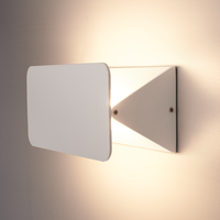 Toledo tilting LED wall light - 3000K warm white - 6 Watt - Up & down light - IP54 for indoor and outdoor use - Modern light - Double-sided - White