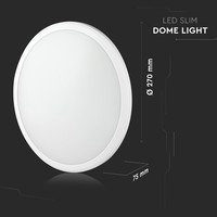 LED plafondlamp Wit ambiance 12W 1440 Lumen 4000K IP65 Spuitwaterdicht 5 jaar garantie