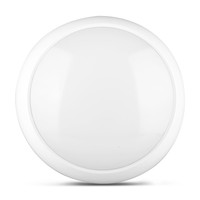 LED ceiling light white including emergency light 17W 1400 Lumen 4000K IP65 splash water resistant 3 years warranty