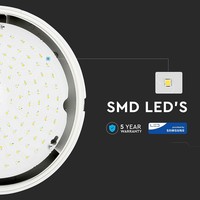 LED plafondlamp Wit 15W 1400 Lumen 4000K IP65 Spuitwaterdicht 5 jaar garantie