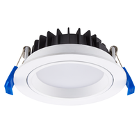Smart WiFi LED inbouwspot Luna RGBWW kantelbaar wit IP44 1050lm