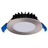 Set van 3 stuks smart WiFi LED inbouwspots Aura RGBWW RVS IP44 1050lm