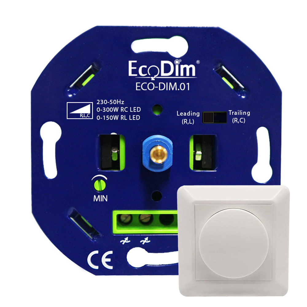 LED Dimmer 0-300 Watt Phasenanschnit ECO-DIM.01