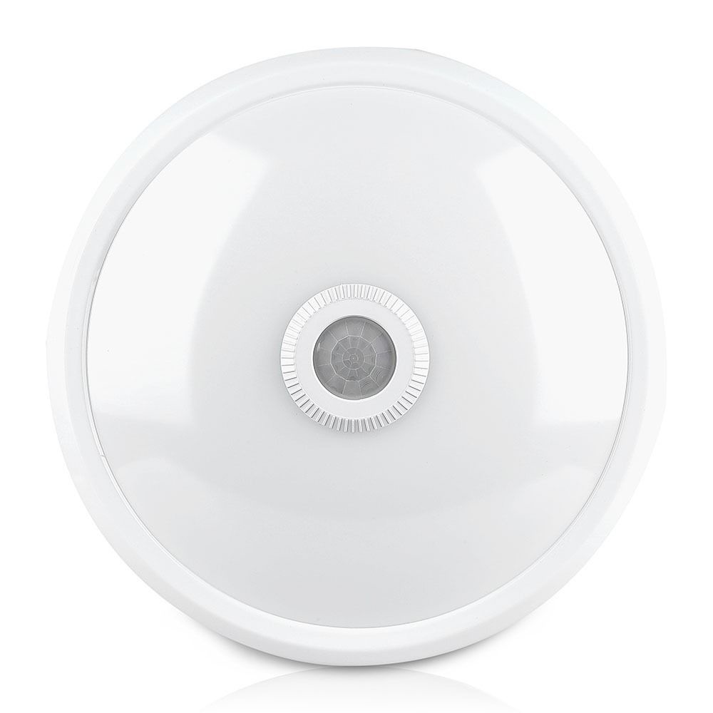 LED plafondlamp 29cm Wit met bewegingssensor 12W 800 Lumen 6400K IP20 3 jaar garantie