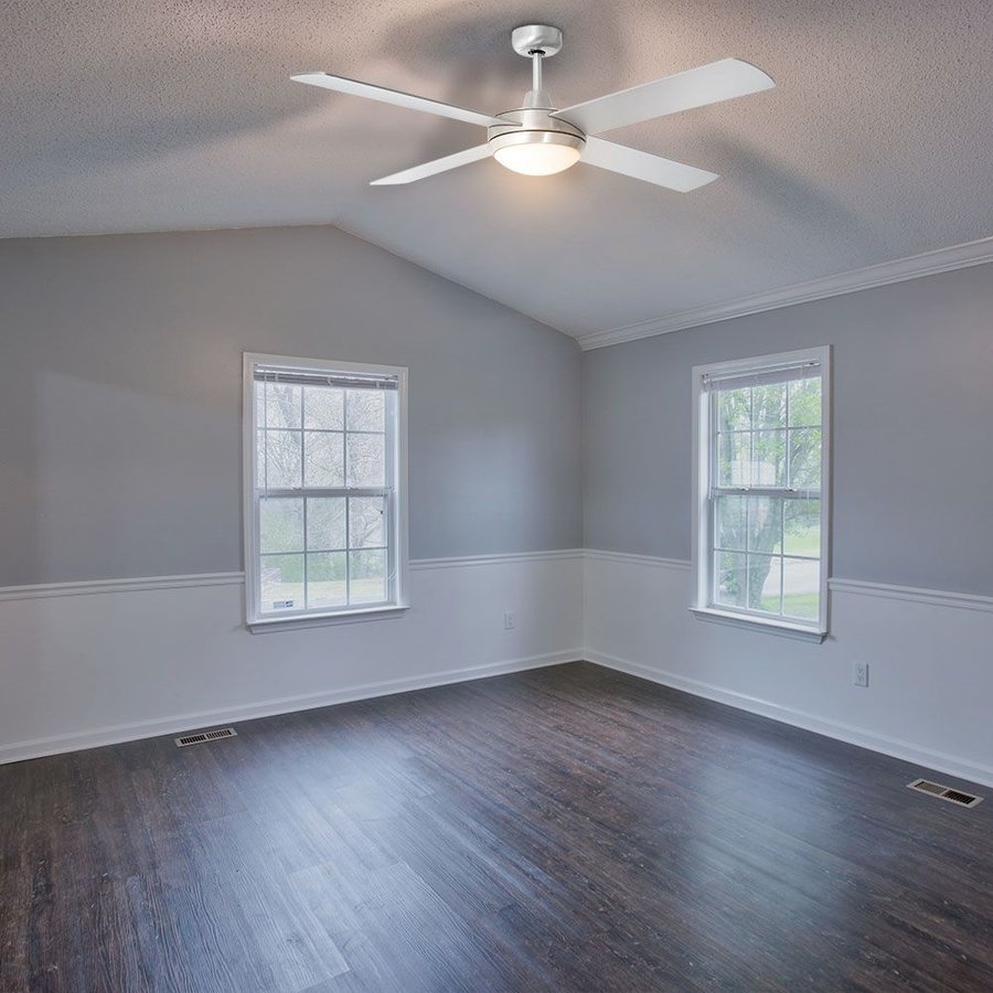 Deckenventilator aus Stahl mit Fernbedienung 60 Watt LED