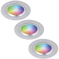 Set van 3 stuks smart WiFi RGBWW LED inbouwspots Austin 5,5 Watt IP20