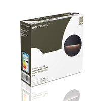 Gary LED-Wandleuchte - 6 Watt - Dimmbar - IP54 wasserdicht für den Außenbereich - 3000K Warmweiß - Anthrazit - Wandeinbauleuchten