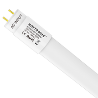 10x LED TL armatuur IP65 120 cm Koppelbaar 6000K incl. 18W LED buis RVS Clips