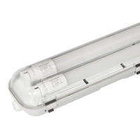 10x LED Wannenleuchte IP65 120 cm 4000K Inkl. 2x18 Watt LED Röhre