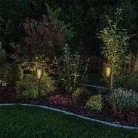 8-PACK LED Solarlamp - Tuinfakkel met vlammeneffect en schemerschakelaar - 2200K extra warm wit - IP44 Spatwaterdicht - Prikspot 50cm - Solar tuinverlichting