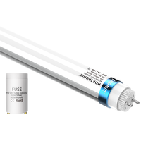 10x LED TL buis 60 cm 9 Watt 1260 Lumen 3000K Flikkervrij 140lm/W - 50.000 branduren - 5 jaar garantie - T8 (G13)