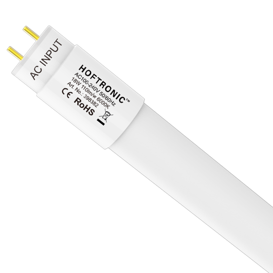 LED TL armatuur IP20 120 cm 6000K 18W 3960lm 110lm/W Flikkervrij afbeelding