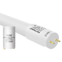 IP20 LED Fixture 60 cm incl. 2x9W 1980lm 6000K 110lm/W LED Tube