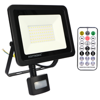 LED Breedstraler met schemerschakelaar 50 Watt 6400K Osram IP65 vervangt 450 Watt